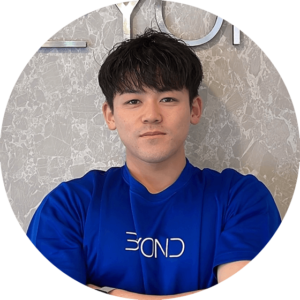 BEYOND(ビヨンド) 郡山店の三浦 尚紀トレーナー