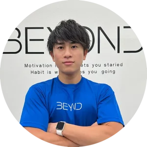BEYOND(ビヨンド) 小倉店の笠 爽大トレーナー
