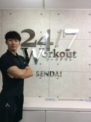 24/7Workout 仙台店の齋遼弥トレーナー