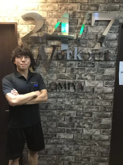 24/7Workout 大宮店の松岡隼トレーナー