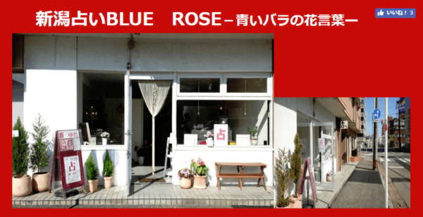 ②「新潟占いBlue Rose -青いバラの花言葉」