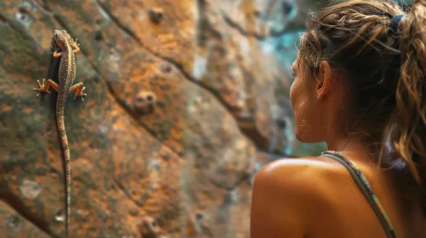 女性がヤモリを見たときは妊娠の予兆であることも