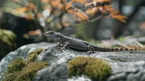 トカゲと神社で遭遇するとさらに縁起が良い