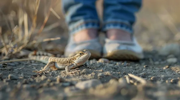 トカゲは幸運の証！遭遇した時はどうするべき？