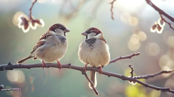 朝、雀の鳴き声が聞こえたら幸福なニュースが舞い込む