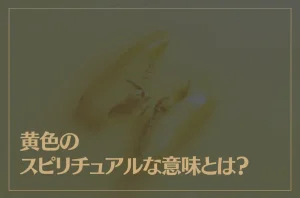 黄色のスピリチュアルな意味とは？黄色が好きな人の特徴も解説！
