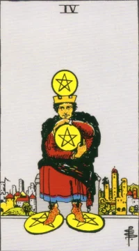 【タロットカード解説】ペンタクルの4の意味とは？