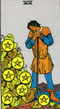 【タロットカード解説】ペンタクルの7の意味とは？