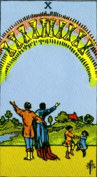 【タロットカード解説】カップの10の意味とは？