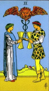 【タロットカード解説】カップの2の意味とは？