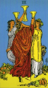 【タロットカード解説】カップの3の意味とは？