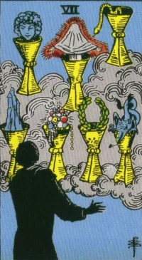 【タロットカード解説】カップの7の意味とは？