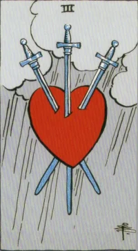 【タロットカード解説】ソードの3の意味とは？