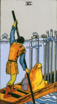 【タロットカード解説】ソードの6の意味とは？