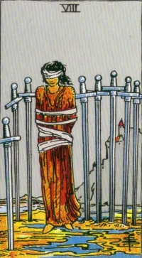 【タロットカード解説】ソードの8の意味とは？