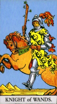 【タロットカード解説】ワンドのナイトの意味とは？