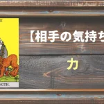 【タロット】相手の気持ち：力(ストレングス)の正位置と逆位置の意味とは？