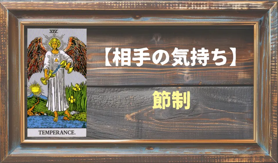 【タロット】相手の気持ち：節制(テンペランス)の正位置と逆位置の意味とは？