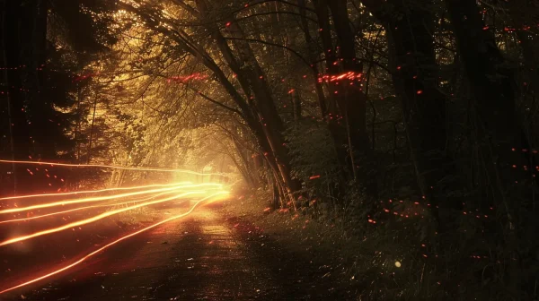 光の線が写真に入る原因とスピリチュアルな解釈