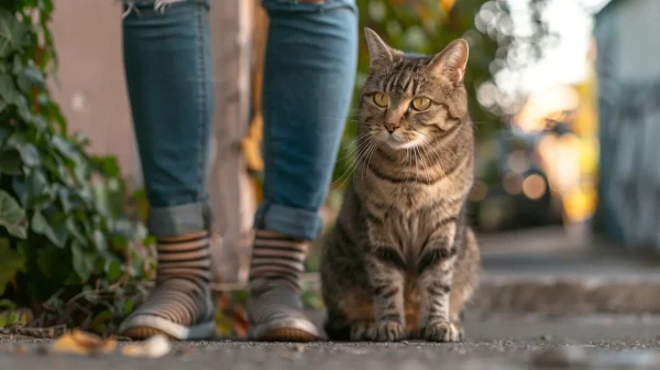 猫が離れない時のスピリチュアルな良い意味とは？
