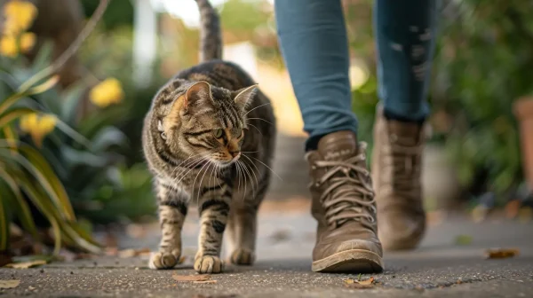猫が離れない時のスピリチュアルな対処法とは？