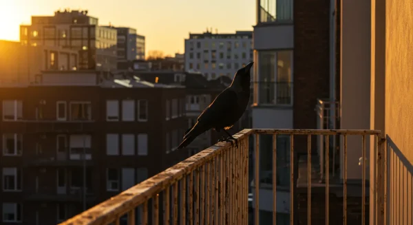 ベランダにカラスが来るスピリチュアルなサインとは？