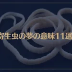 【夢占い】寄生虫の夢の意味11選！シチュエーション別にご紹介！