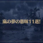 【夢占い】嵐の夢の意味11選！シチュエーション別にご紹介！